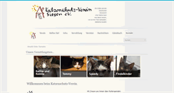 Desktop Screenshot of katzenschutzverein-siegen.de